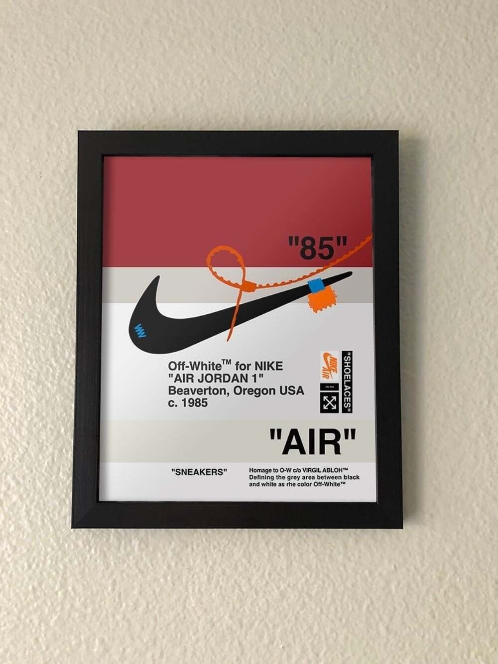 Nike Off-White Wall Art